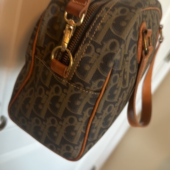 DIOR 2 way crossbody 11x8 trotter monogram black CLEAN/PRISTINE coated canvas - Picture 4 of 8